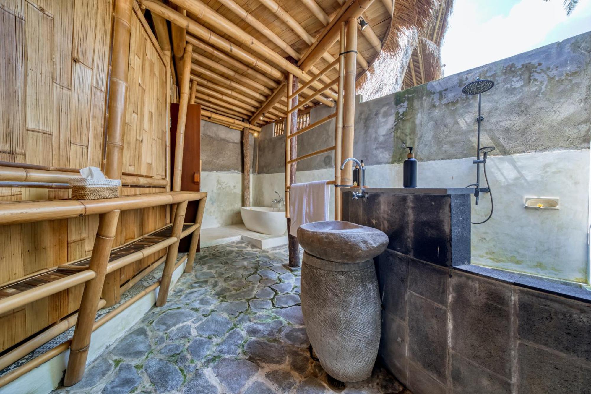 אובוד Bamboo Cabin Sanctuary By Nusantara Hospitality מראה חיצוני תמונה